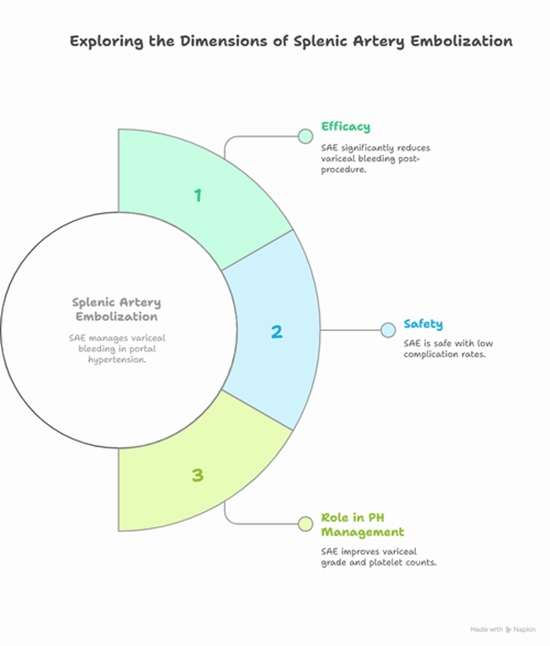 Splenic artery embolization for variceal bleeding  {faces}
